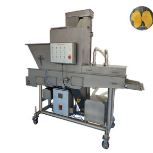 Bread crumbing machine