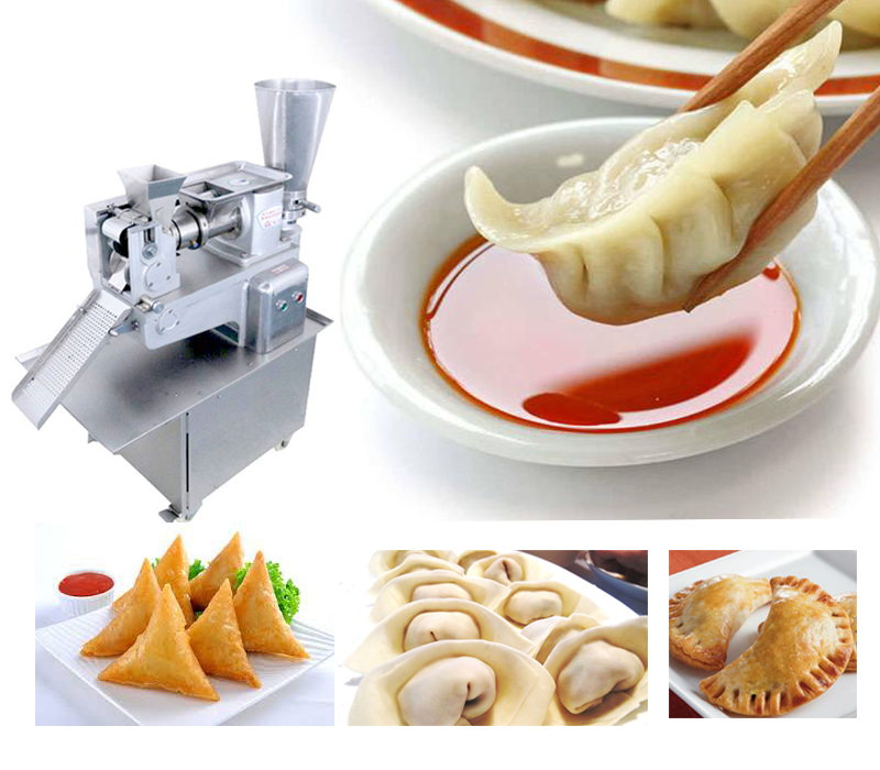 Full Stainless Steel Automatic Pot Sticker Press And Maker Machine