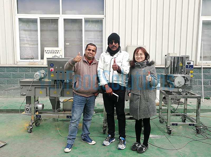 Newzealand Customer Visit for Patty Forming Machine Process Line