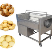 potato washing peeling machine