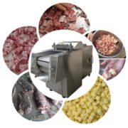 Frozen Chicken Fish Duck Pork Ribs Cube Cutting Machine