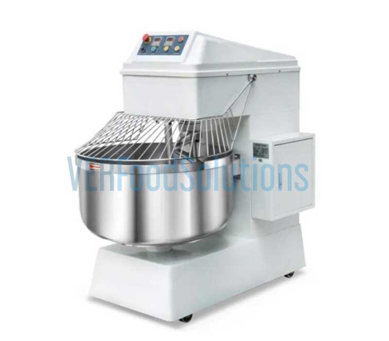 50kg Spiral Dough Mixer Food Mixers 130L Commercial Bread Dough Mixer Bread  For Hotel