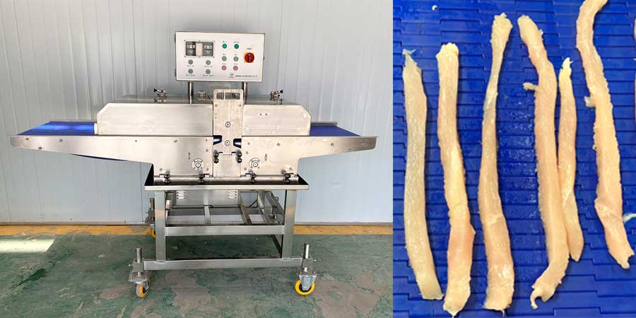 fresh meat strip cutting machine