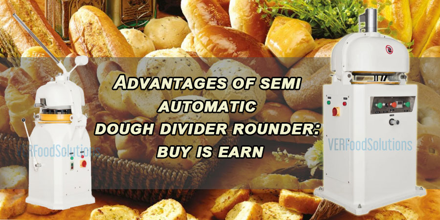 semi automatic dough divider rounder