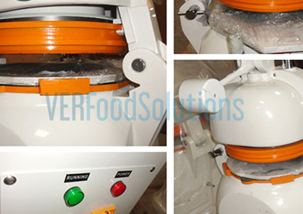Semi automatic dough divider rounder
