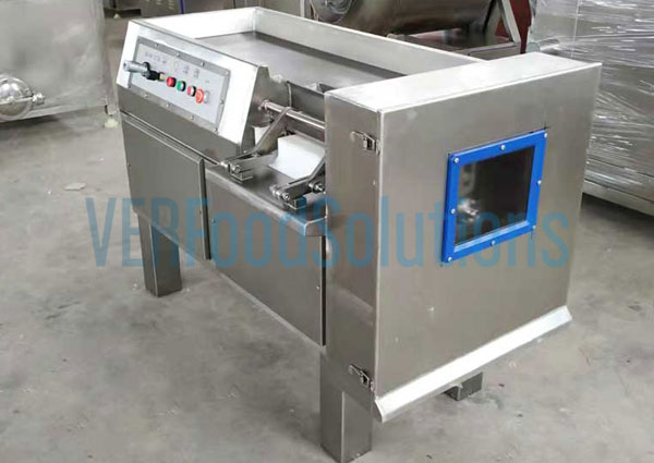 Frozen meat cube dicing machine 