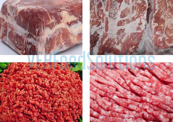 Frozen meat grinding machine