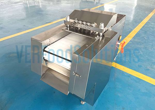 Frozen meat cube dicing machine raw material dimension 