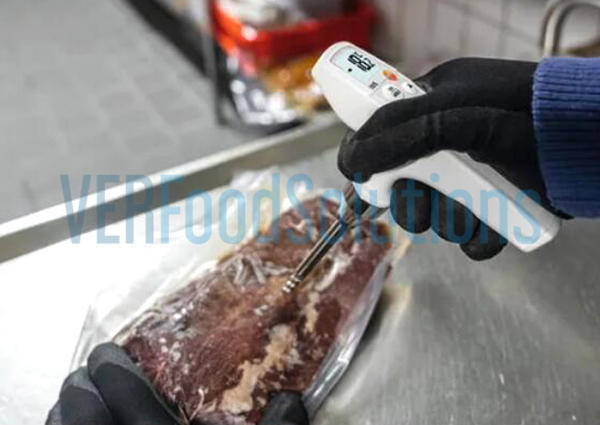 Frozen cube dicing machine meat tempreture