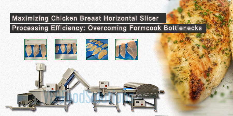 Chicken breast horizontal slicer