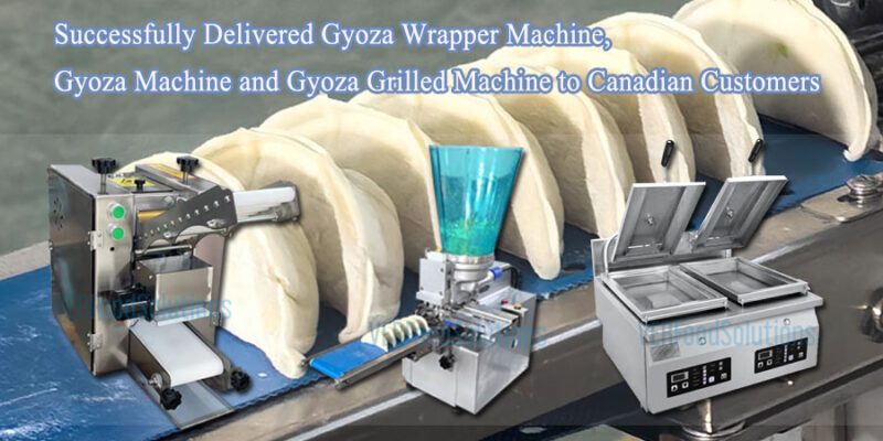 Gyoza Machine Package Delivered to Canada|VER Food Solutions