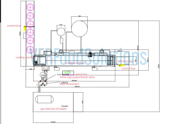 Gas Continuous Fryer