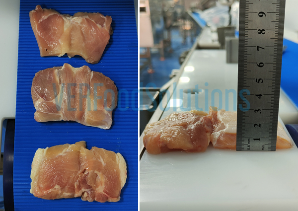 single lane chicken breast horizontal slicer