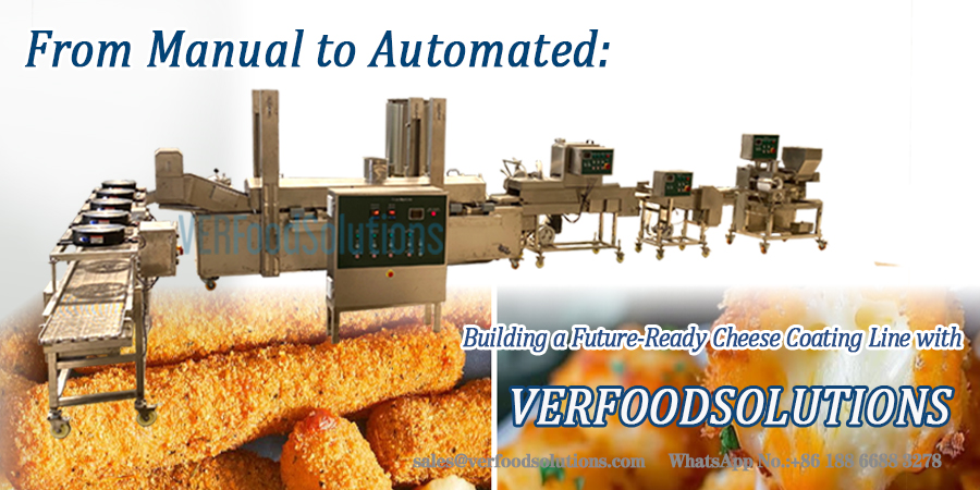 From Manual to Automated: Building a Future-Ready Cheese Coating Line with VERFOODSOLUTIONS