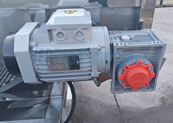 Air Bubble Water Spraying Fruit Vegetable Washing Machine