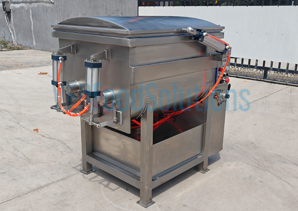 Vacuum Twin Shaft Paddle Mixer