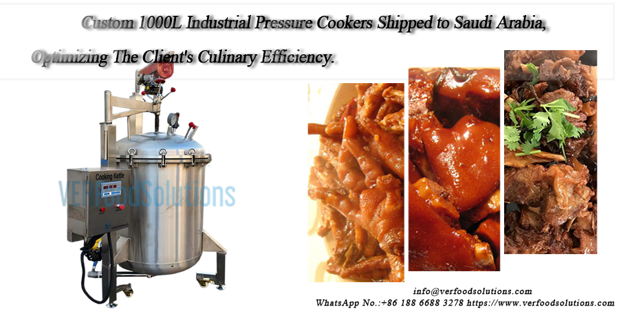 Industrial pressure cookers