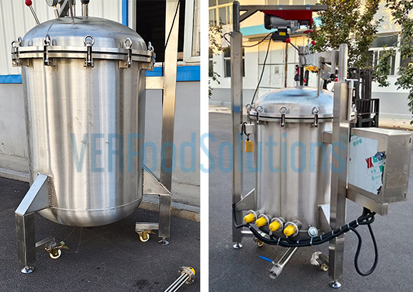 Industrial pressure cookers