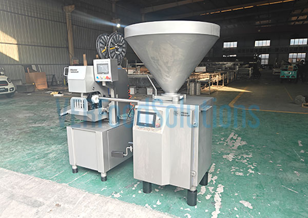 Sausage Vacuum Filler & Clipping Machine
