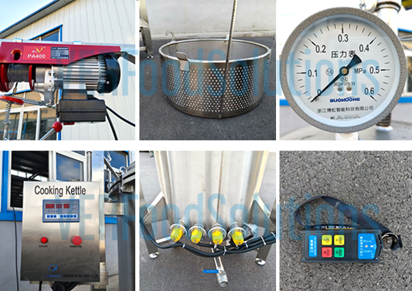 Customized Pressure Cooking Kettle with