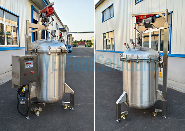 Customized Pressure Cooking Kettle with