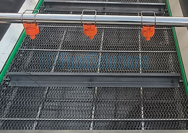 Air Bubble Water Spraying Fruit Vegetable Washing Machine