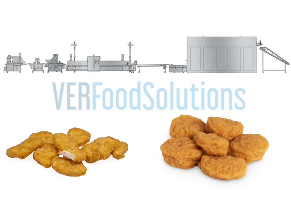 Automatic Patty Nuggets Forming Machine