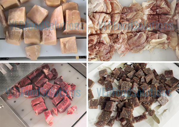 Frozen Chicken Cube Cutting Dicing Machine