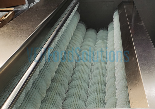 Potato Brush Peeling and Cutting Production Line