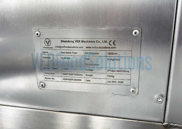Gas Batch Fryer