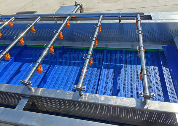 Air Bubble Water Spraying Fruit and Vegetable Washing Machine