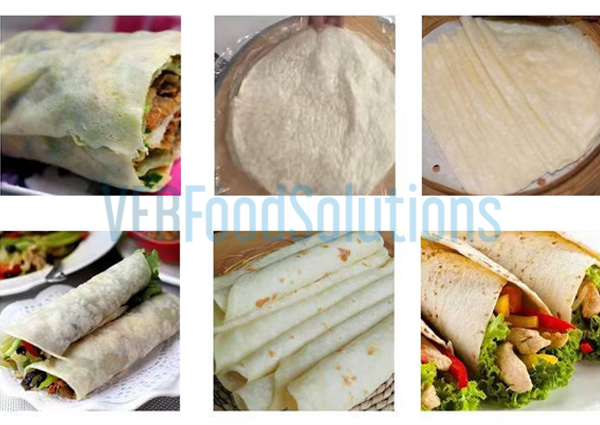 automatic spring roll wrapper machine