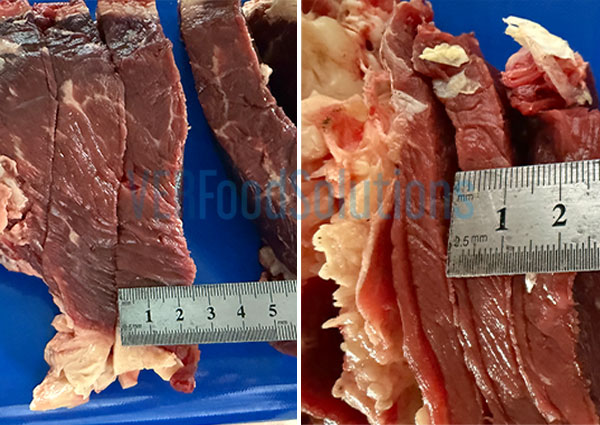 tabletop meat strip cutting machine
