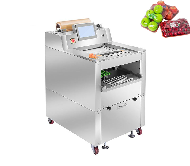 Vertical Film Tray Wrapping Machine