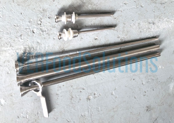 Convenient, Detachable Filling Tubes