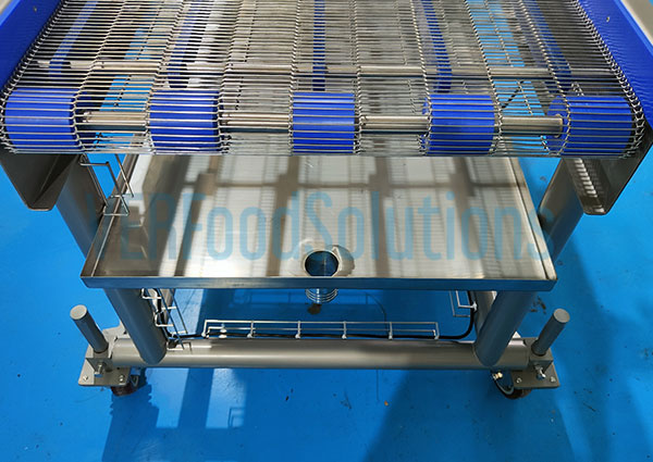 Removable Material Receiving Pan